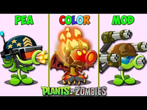 Tournament 3 Team PEA x COLOR x MOD - Who Will Win? - PvZ 2 Plant Vs Plant