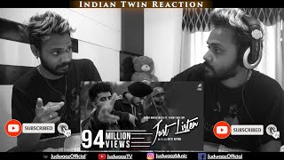 Indian Twin Reaction |  Just Listen | Sidhu Moose Wala ft. Sunny Malton | BYG BYRD | Humble Music