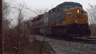 preview picture of video 'CSX Auto Rack in Jessup, MD'