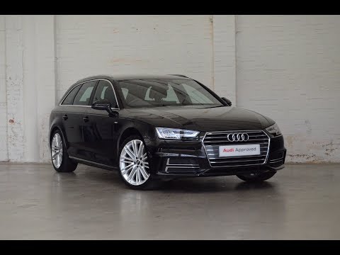 GM66OFB AUDI A4 AVANT TDI S LINE BLACK 2017, Slough Audi
