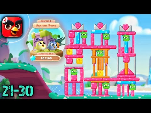 Angry Birds Journey - Ancient Ruins Level 21-30 | Angry Birds Journey Chapter 1 Gameplay [HD]