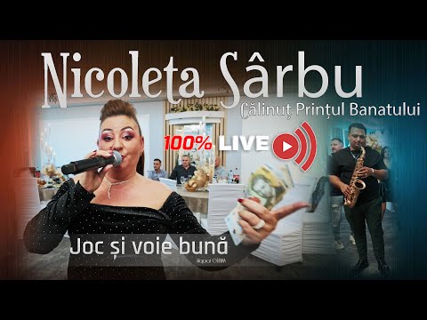4K || Nicoleta Sarbu si Calinut Printul Banatului LIVE 2025 || Joc si voie buna || Majorat Geanina