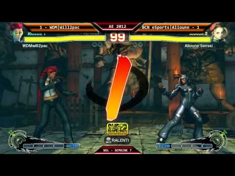 BCN eSport|Alioune x WDM|Will2pac - NSL R07 - SSF4 AE 2012