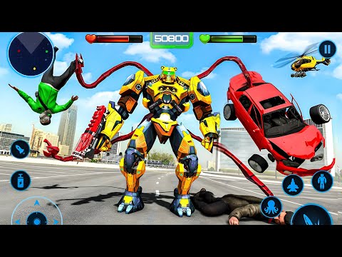 Octopus Robot Car Transformation Game 2025 | Car Monster Truck Jet Transformation - Android Gameplay