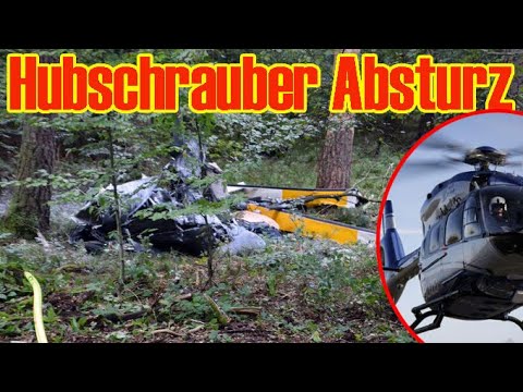 Baden-Württemberg: Hubschrauber stürzt ab - drei Tote.