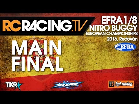 EFRA 1/8th Off Road Euros 2016 - The "A" Main Final!