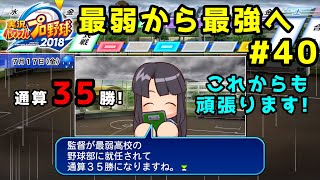 【パワプロ2019】最弱から最強へ【栄冠ナイン】#40