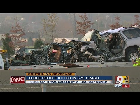 Three killed in wrong-way crash on I-75