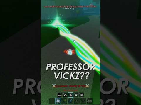 ELE ME HUMILHOU NO BLOX FRUITS!? (ft. Professor VickZ) #bloxfruits #roblox #pvp #shorts