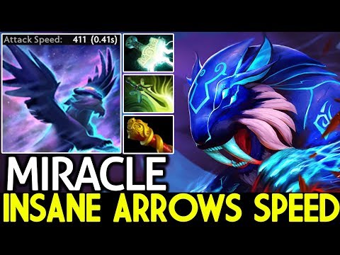 MIRACLE [Mirana] Insane Arrows Speed Build Counter PL Carry 7.23 Dota 2