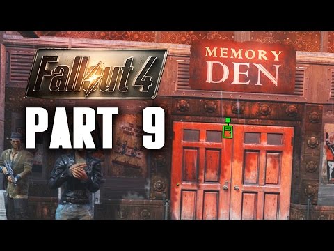Fallout 4 Walkthrough Part 9 - MEMORY DEN (PC Gameplay 60FPS)