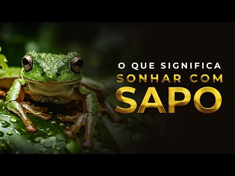 Vídeo: Sonhar com sapo: significado e interpretações