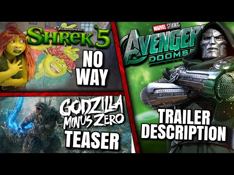 Avengers Doomsday Trailer Update, Shrek 5 Redesign, Godzilla Minus Zero Teaser & MORE!!