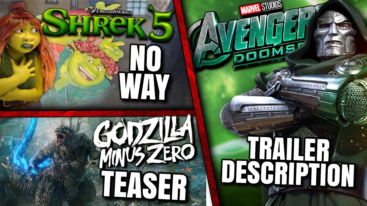 Avengers Doomsday Trailer Update, Shrek 5 Redesign, Godzilla Minus Zero Teaser & MORE!!