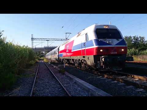 Trains at Katerini area