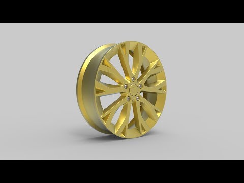 Car Rim Blender 2.8 Modeling