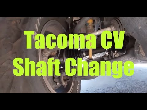 2010 Toyota Tacoma CV Shaft Change-How To