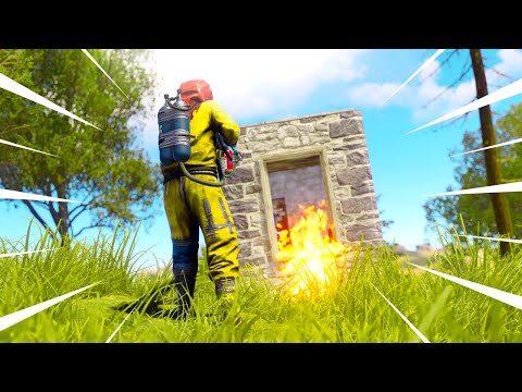 These FLAME RAIDS are better than my C4 RAIDS.. (SOLO VANILLA RUST #7 S64)