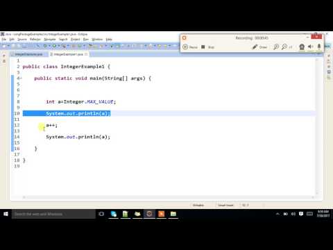 Integer Class In Java Language Part2interview Question
