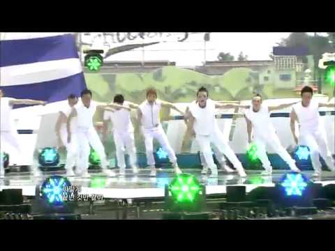 110604 Music Core Jang Woo Hyuk   時間靜止的那一天 Outdoor Special !