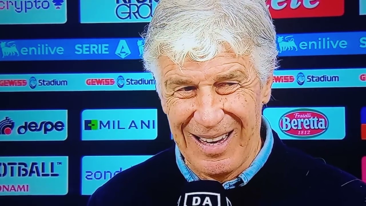 Gasperini intervista post Atalanta-Milan (2-1)