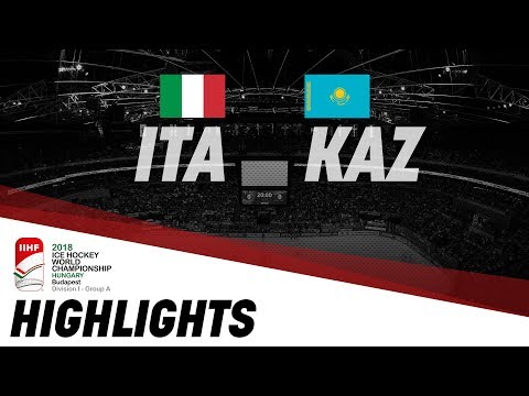 Italy-Kazakhstan | Highlights | 2018 IIHF Ice Hockey World Championship Division I Group A