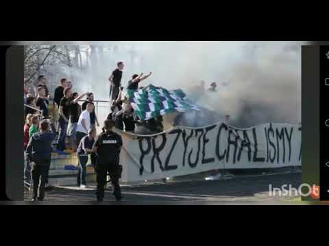 Kibice⚽💣 Włókniarz Kietrza Godzina W i mecz z orzeł Branice-WŁÓKNIARZ KIETRZ Młoda Banda🔵⚪🟢