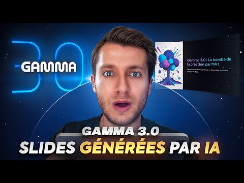 Voici Gamma 3.0, la création ULTIME de vos slides avec l’IA !