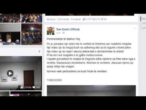 Dëshmia e atentatorit. Tom Doshi dorëzon vidion në prokurori