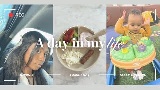 MILITARY WIFE VLOG: renewing cna license, sleep training + night routine