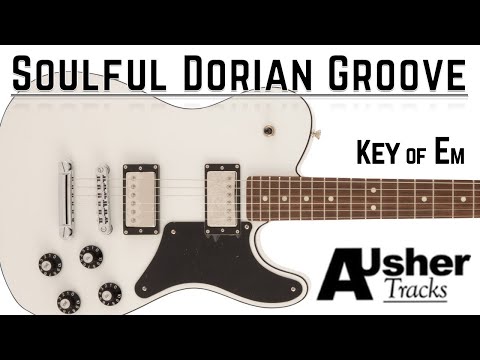Soulful Dorian Groove in E minor | Guitar Backing Track
