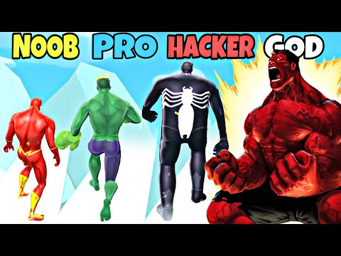 NOOB vs PRO vs HACKER vs GOD in Titan Rush