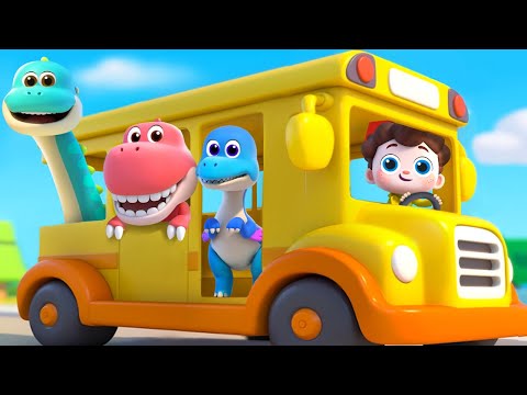 T-rex on the Bus | Neo Wants to Have a Pet | Dinosaur Song | Nursery Rhymes & Kids Songs | BabyBus