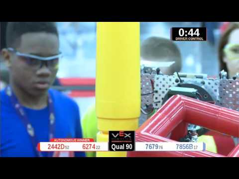 2015 VRC Engr Q90 - 2442D 6274 vs 7679 7856B - 68 to 50 - VEX Worlds 2015 - Engineering Division