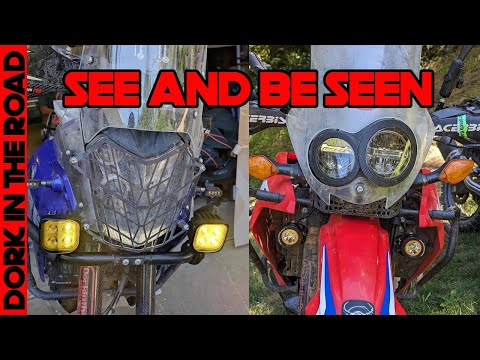 Lumens are MEANINGLESS!?!? Cyclops ADV Bike Aux Lighting Install