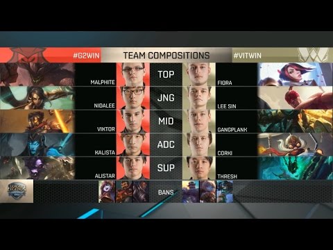 G2 vs VIT Highlights - G2 ESPORTS vs VITALITY - EU LCS Week 5 - SPRING 2016
