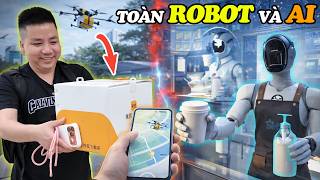 Khoa Pug Choáng Ngợp Thành Phố Hiện Đại Nhất Thế Giới - Toàn AI và Robot Bán Với Giao Hàng!
