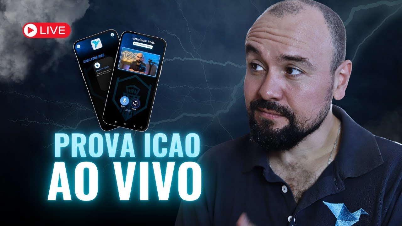 Prova ICAO ao vivo com examinador #4