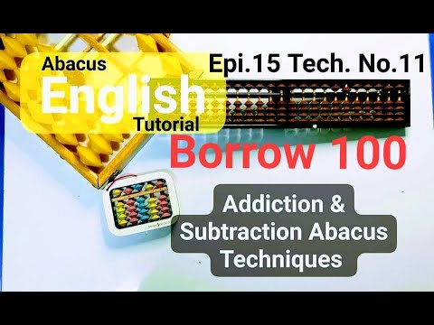 Hand Abacus English Tutorial Addition of subtraction Technique no. 11 Episode15 #education  #abacus