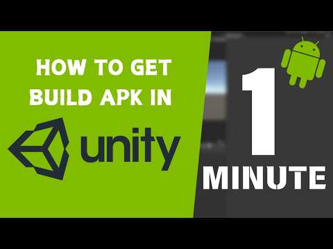 HOW TO GET BUILD APK IN UNITY IN 1 MINUTE 2025