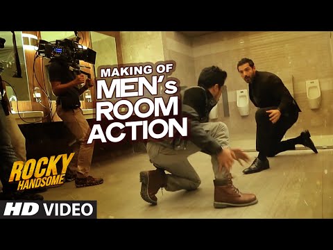 MAKING OF MEN's ROOM ACTION | Rocky Handsome | John Abraham, Nishikant Kamat | T-Series