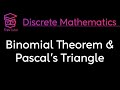 Discrete Mathematics Binomial Theorem And Pascal S Triangle