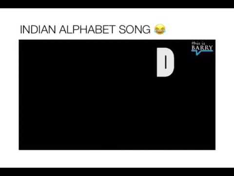 Indian Alphabet Song (Just for Laugh)