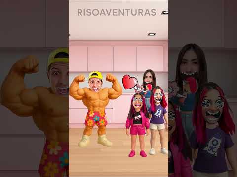 Leozinho fortão... ou quase 😂💪 Emilly Vick e Katlen