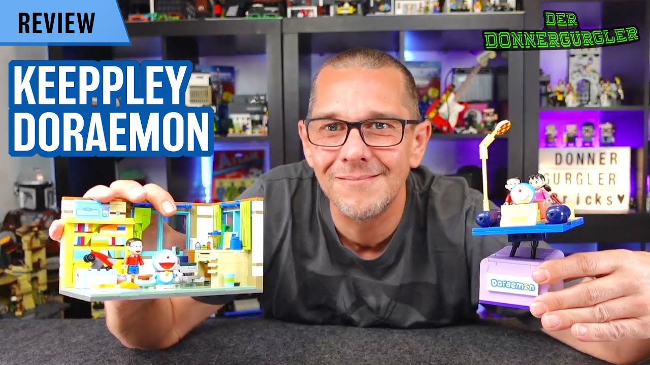 Keeppley Doraemon Nobitas Room und Zeitmaschine (K20402 und K20401)