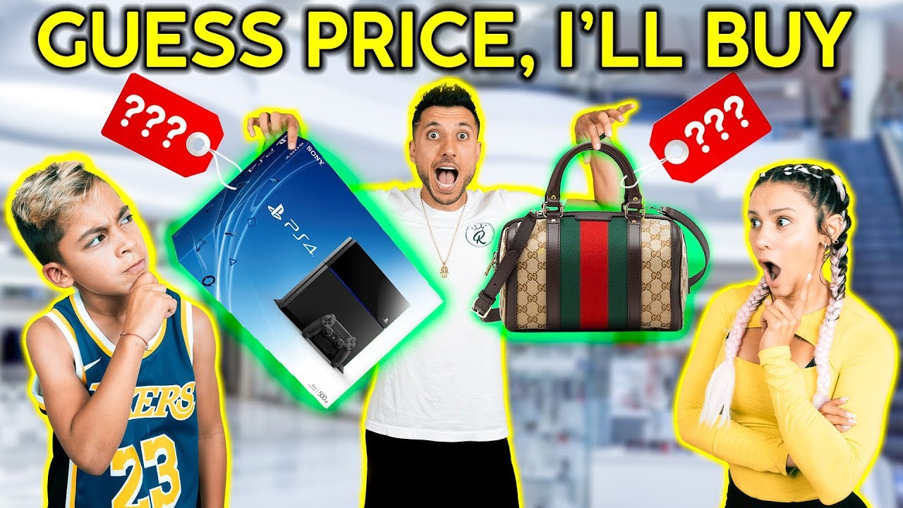 If You GUESS THE PRICE, I'll BUY IT FOR YOU! *CHALLENGE* | The Royalty Family