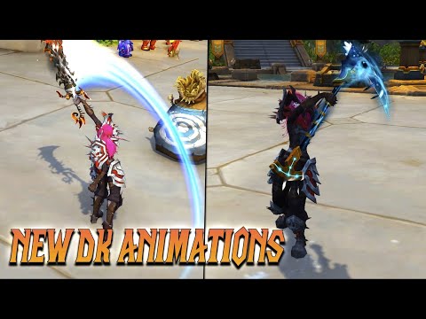 NEW Death Knight Spell Animations - WoW The War Within 11.2