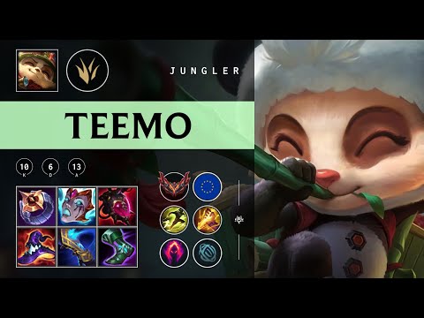 Teemo Jungle vs Viego - EUW Grandmaster Patch 25.22