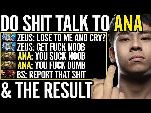 Trashtalk With ANA and the Unexpected Result Pudge Dota 2 Gameplay