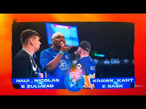 KRAWK, KANT E BASK X NAUÍ, ZULUZÃO E NÍCOLAS WALTER | PRIMEIRA FASE | ESPECIAL DE TRIO | BDA 5 ANOS